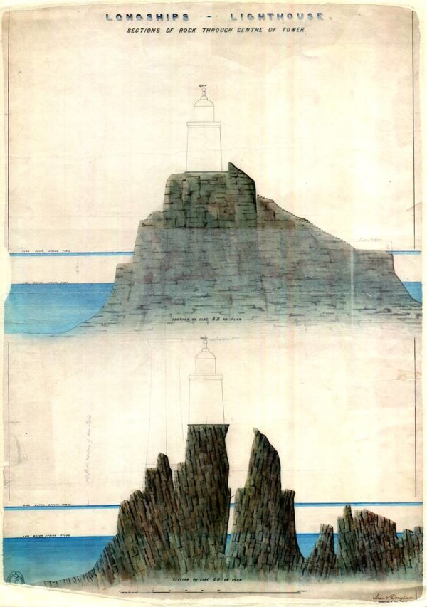 Longships Rocks through centre of tower.jpg