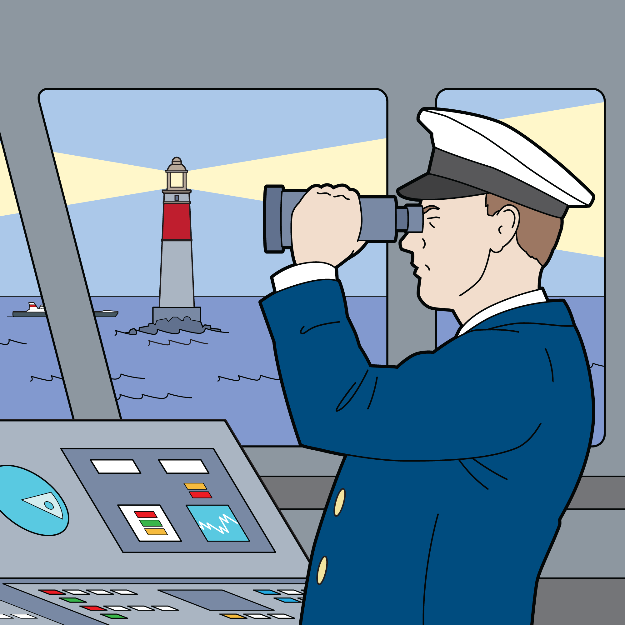 navigation aids clipart